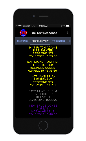 The firefighter pager developed by Fire Text Response can alert firefighters of emergencies quickly.